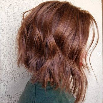 RX_1812_Short Hairstyles for 2019_Angled Lob Kort Bob, Brunette Ombre, Lob Haircut, Trendy Hair Color, Hair Color Balayage, Hair Envy, Cool Hair Color, Grunge Hair, Hair Color Trends