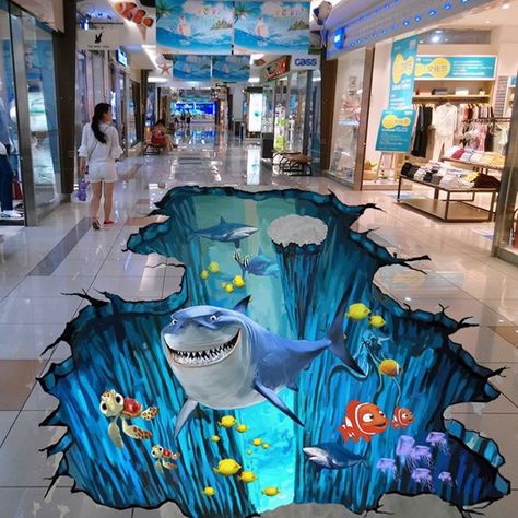 3d Floor Art, 3d Floor Painting, Epoxy Floor Designs, Epoxy Floor 3d, 3d Flooring, Wallpaper Floor, Floor Painting, Floor Murals, Floor Wallpaper