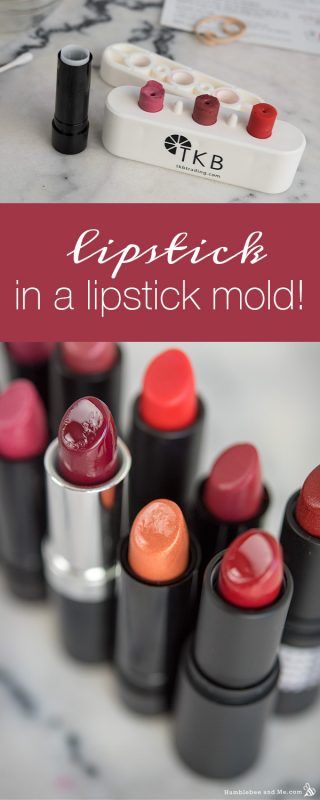 How to make lipstick, lip stain, and other lip makeup - Humblebee & Me Making Lipstick, Make Your Own Lipstick, Lipstick Making, Lipstick Diy, Homemade Lipstick, Make Lipstick, Lip Gloss Recipe, Diy Makeup Recipe, How To Make Lipstick