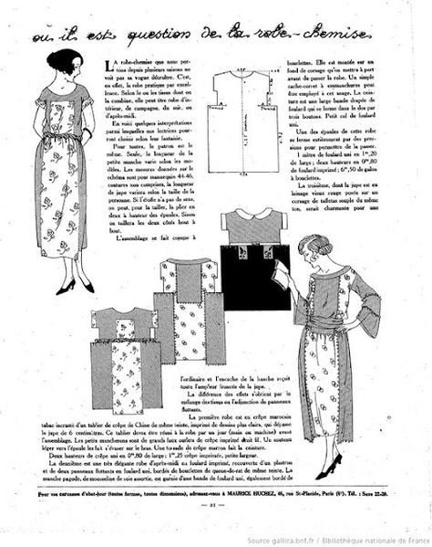 The Closet Historian: Make Your Own 1920's 1 Hour Dress: Step 1, The Pattern 1920s Dress Pattern, One Hour Dress, 1920s Patterns, Patron Vintage, 1920s Outfits, Frock Patterns, 1920's Fashion, 1920s Style, Vintage Dress Patterns