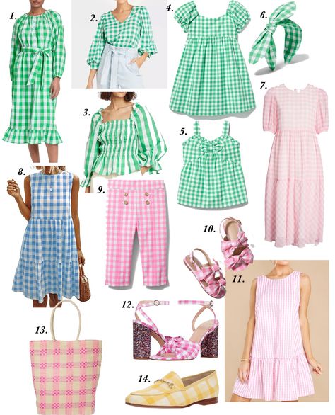 2021 Outfits, Gingham Fashion, Moms Fashion, Spring Styles, Plaid Outfits, Gingham Tops, Target Style, Spring Fashion Trends, Fashion Board