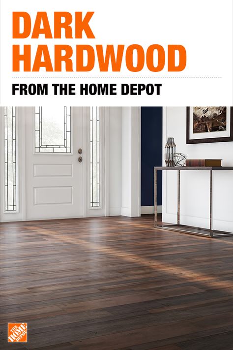 Dark Hardwood Floors Living Room, Dark Hardwood Flooring, Home Depot Flooring, Courtyard Homes, Dark Hardwood Floors, Basement Floors, Interior Paint Colors For Living Room, Living Room Hardwood Floors, Interior Paint Colors Schemes