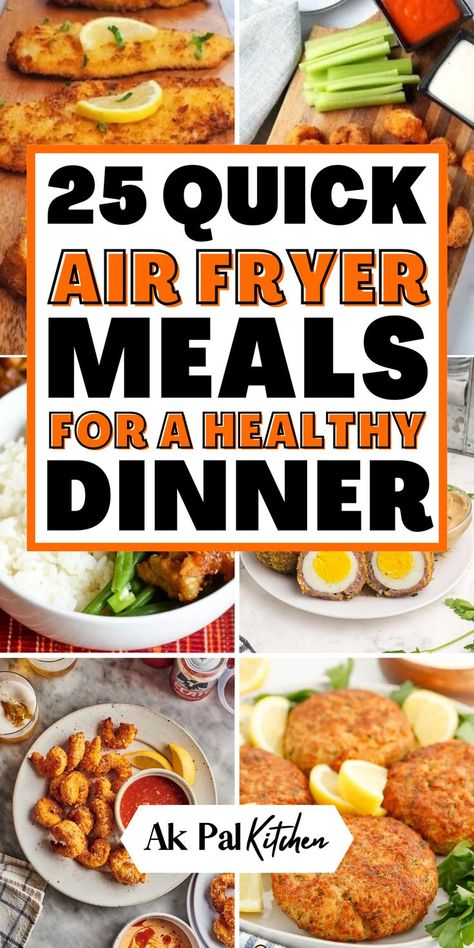 Air fryer meals are perfect for quick, healthy dinners. Explore easy air fryer recipes that range from air fryer chicken recipes to air fryer vegetable recipes. Make low-calorie air fryer meals that still pack a flavorful punch, or try new air fryer breakfast ideas to start your day right. Whether meal prepping or making family-friendly air fryer dinners, these simple and healthy recipes will save time without sacrificing taste. Enjoy healthier meals with minimal effort using your air fryer! Healthy Air Fry Dinner Recipes, Air Fryer All In One Meals, Ninja Air Fryer Recipes Easy Healthy, Air Fryer Diet Meals, Family Air Fryer Meals, Healthy Lunch Ideas Air Fryer, Freezer To Air Fryer Meals, Lazy Air Fryer Recipes, Air Fryer Vegetable Recipes Healthy