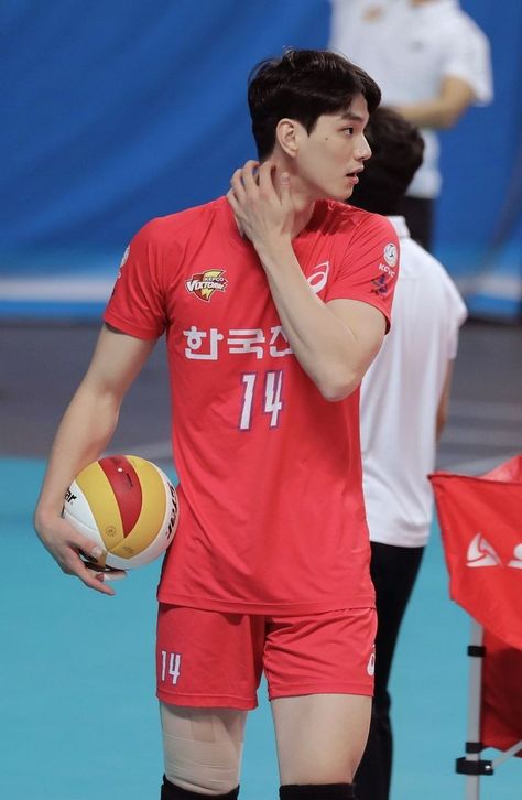 Volleyball Korea, Moving Poses, Lim Sungjin, Jungkook Thighs, Volleyball Team Pictures, Sports Photoshoot, Volleyball Senior Pictures, Japan Volleyball, Volleyball Photos