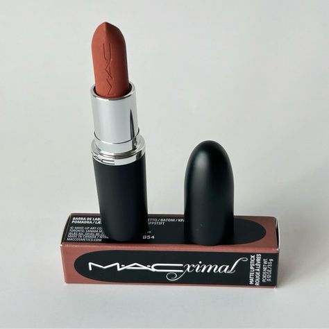 MACximal Matte Lipstick - Warm Teddy Mac Warm Teddy, Matte Lipstick, Mac Cosmetics, Mac, Makeup, Closet, Fashion Tips, Clothes Design, Make Up