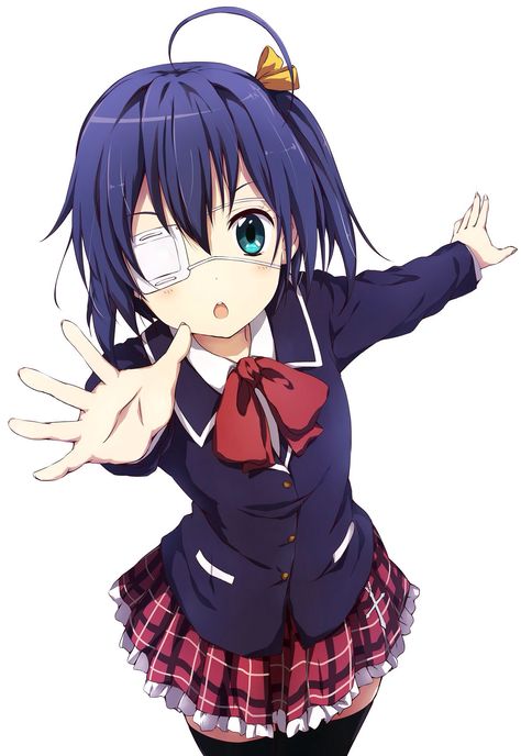 Rikka takanashi- chuunibyou demo koi ga shitai! Rikka And Yuuta, Comics Anime, Moe Anime, Kyoto Animation, One Eye, Free Anime, Anime One, Anime Eyes, Awesome Anime