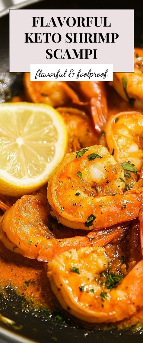 Image for Flavorful Keto Shrimp Scampi Keto Shrimp Cocktail, Shrimp Low Carb Recipes, Low Carb Shrimp Recipes Dinners, Low Carb Pescatarian Recipes, Shrimp Keto Recipes, Shrimp Recipes Healthy Low Carb, Keto Shrimp Scampi, Low Carb Shrimp Recipes, Baked Shrimp Recipes