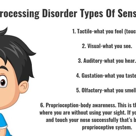 SPD Parent Support -Jeanette on Instagram: "Types of sensory input We have 8 sensory systems, they all contribute to our daily functioning and engagement with the world. Some of these systems are more ‘known’ and others may be new for you. 1. Tactile-what you feel (touch). 2. Visual-what you see. 3. Auditory-what you hear. 4. Gustation-what you taste. 5. Olfactory-what you smell. 6. Proprioception-body awareness. This is the ability to know where you are without using your sight. If you c Vestibular System, Sensory Input, Sensory System, Hanging Upside Down, Parent Support, Body Awareness, Touching You, What You See, How Are You Feeling