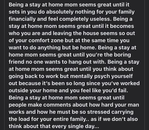 Sahm Quotes Feelings, Being A Stay At Home Mom Quotes, Stay At Home Mom Burnout Quotes, Moms Deserve A Break Too Quotes, Mom Issues Quotes Daughters, Stay At Home Mom Quotes Unappreciated, Feeling Unappreciated Quotes Mothers, Unappreciated Quotes Mom, Default Parent Quotes