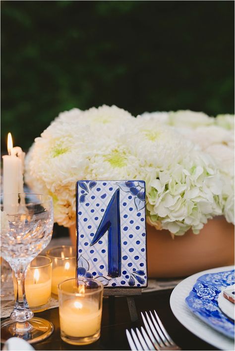 Blue Mexican Wedding, Talavera Wedding, Enaura Bridal, Franciscan Gardens, Hacienda Wedding, Diy Wedding Table, Spanish Wedding, Romantic Garden Wedding, Boda Mexicana