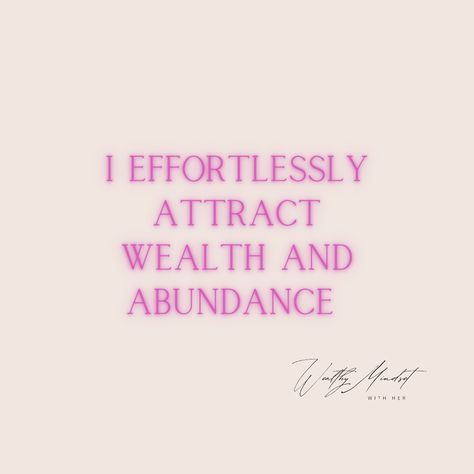 Manifesting prosperity is my natural state. 🌟 I effortlessly attract wealth and abundance into my life, embracing every opportunity that comes my way. 💫 Believe in the power of your mindset and watch as opportunities flow effortlessly to you. Affirm with 💗 if you agree @wealthymindset_withher #AbundanceMindset #Manifestation #WealthAttraction #millionairemindset #moneymindset #wealthmindset #positivequotes #mindsetmotivation #knowyourworth #empoweryourself #growthmindset #fearlessmindset... I Attract Wealth, Wealthy Mindset, Manifesting Prosperity, Attracting Abundance, Attracting Wealth, I Attract, Wealth And Abundance, Abundance Mindset, Square Tile