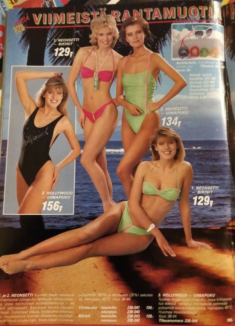 1980s Beach, 80s Swimsuit, Early 90s Fashion, Swimsuit Bikinis, Retro Swimwear, Vintage Swimwear, Early 90s, Female Fashion, 90s Fashion