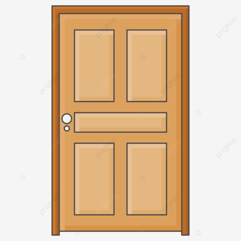 Door Design Drawing, Door Clip Art, Door Cartoon, Door Clipart, Door Png, Door Background, Clock Clipart, خريطة ذهنية, Painted Interior Doors