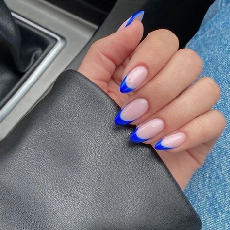 Royal Blue Nails, Lilac Nails, Vacation Nails, Pink Nail, Oval Nails, Yellow Nails, Short Acrylic Nails, Cute Acrylic Nails, Blue Nails