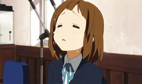 Your crush dates someone else! K On Gif, Guy Williams, Yui Hirasawa, Tamako Love Story, Moe Anime, Kyoto Animation, K On, Girly Drawings, Mexican Girl