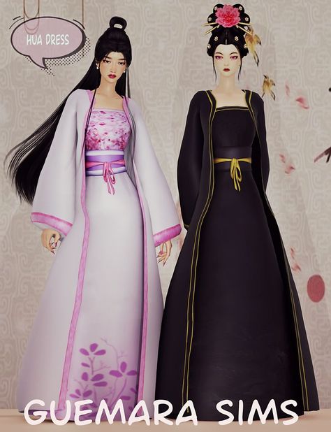 Sims 4 Chinese Dress, Sims 4 Chinese Cc Maxis Match, Sims 4 Kimono Cc Maxis Match, Ts4 Chinese Cc, Sims 4 Traditional Chinese Cc, Sims 4 Traditional Japanese Cc, Sims 4 Chinese Clothes, Kimono Sims 4 Cc, Sims 4 Hanbok