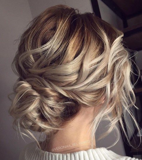 60 Easy Updo Hairstyles for Medium Length Hair in 2019 #Shorthairwedding Bedhead Hair, Easy Updo Hairstyles, Messy Updo, Up Dos For Medium Hair, Updos For Medium Length Hair, Low Bun, Hair Up Styles, Short Hair Updo, Medium Length Hair