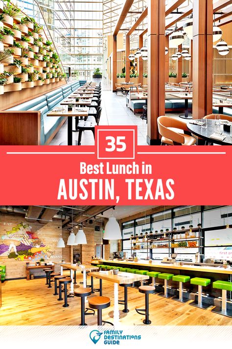 Lunch Places, Austin Restaurants, Austin Hotels, Lunch Party, Cozy Restaurant, Fun Lunch, Downtown Austin, Family Destinations, Eat Lunch