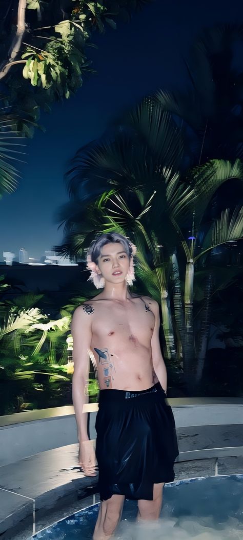 Taeyong Ay Yo Hair, Taeyong Shirtless Nct, Taeyong Tattoo, Nct Taeyong Wallpaper, Nct 127 Wallpaper, Nct Wallpaper Lockscreen, Nct 127 Taeyong, Taeyong Wallpaper, Exo Cartoon