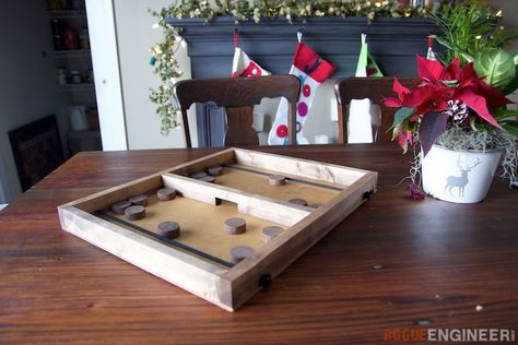 Kids Toys | Free and Easy DIY Plans | Rogue Engineer Diy Wooden Games, Board Games Diy, Wood Games, Woodworking Box, Uncommon Goods, Easy Build, Wood Mantels, Wooden Games, Faux Fireplace