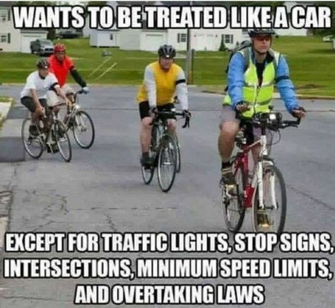 44 Fresh Memes To Make You Laugh - Funny Gallery Bike Meme, Cycling Memes, Bike Humor, Funny Jump, Stop Sign, Fresh Memes, Funniest Memes, Traffic Light, Jokes Quotes