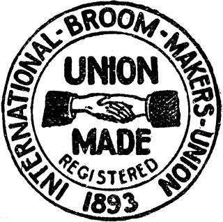 Broommakers Union Label Union Logo, Gfx Design, Circular Logo, How To Make Labels, Retro Logos, Vintage Graphic Design, Badge Design, Union Made, Vintage Labels