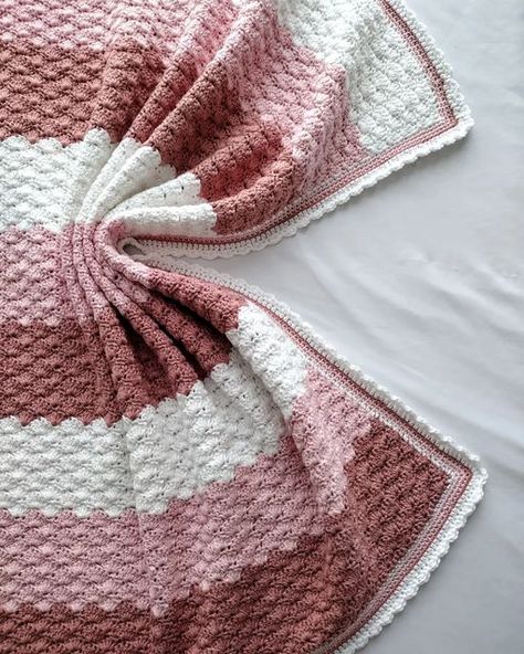 Dusty Rose Crochet Blanket, Crochet Pink Baby Blanket, Pink Crochet Blanket Color Schemes, Pink And White Crochet Blanket, Burgundy Crochet Blanket, Pink Baby Blanket Crochet, Pink Crochet Baby Blanket, Crochet Pink Blanket, Pink Crochet Blanket