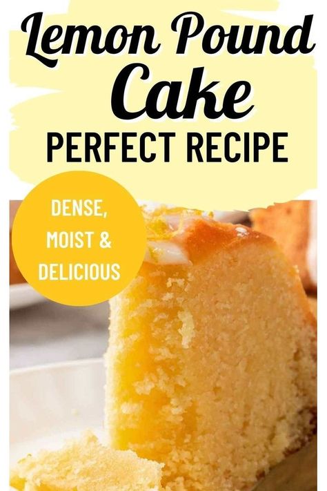 This moist lemon pound cake recipe uses both lemon zest and fresh lemon juice. Bake in a decorative bundt pan and top with a bright, tangy lemon glaze! A moist lemon pound cake with easy lemon glaze recipe! Lemon Juice Cake Recipe, German Pound Cake Recipe, Easy Lemon Glaze, Moist Lemon Pound Cake, Moist Lemon Cake Recipe, Italian Lemon Pound Cake, Lemon Glaze Recipe, Best Pound Cake Recipe, Lemon Bundt Cake Recipe