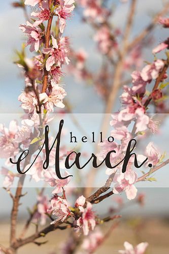 h e l l o march 2 0 1 5 | by [o] suze q Hello March Images, March Images, New Month Wishes, Neuer Monat, March Quotes, Frühling Wallpaper, New Month Quotes, February Wallpaper, Hello February