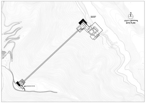 Qiandao Lake Cable Car Station,Situation Plan Cable Car Station Architecture, Cable Car Station, Landscape Architecture Park, Resort Plan, Car Station, Plans Architecture, Architecture Concept Diagram, Architecture Sketchbook, Building Concept