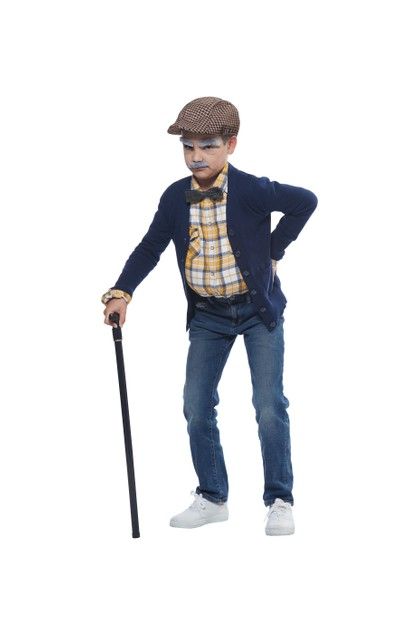 Old Man Halloween Costume, Old Man Costume, School Costume, Old Timer, California Costumes, Halloween Kit, School Celebration, Boy Halloween Costumes, 100th Day Of School