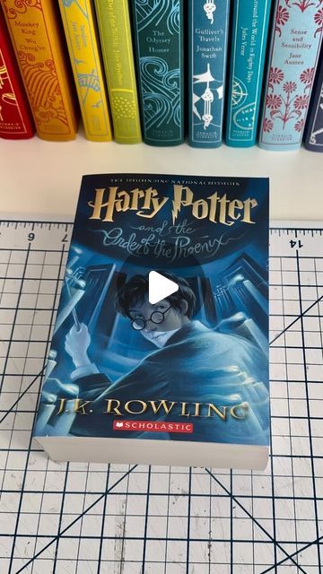 That’s My Bookshelf 📚✂️ on Instagram: "Rebinding my books into the penguin clothbound classic aesthetic, one book at a time! Harry Potter and the Order of the Phoenix Gold foil HTV from @cricut Bookcloth from @bookcraftsupply Only two left until I’m done with this set!! #harrypotter #bookstagram #harrypotterandtheorderofthephoenix #penguinclothboundclassics #penguinclothboundclassicsrebinds #rebind #bookbinding #cricut #handboundbook #thatsmybookshelf" Book Binding Design Cover, Harry Potter Book Set, Penguin Clothbound, Harry Potter Library, Book Rebinding, Book Binding Design, Make A Book Cover, Harry Potter Book Covers, Book Cover Art Diy