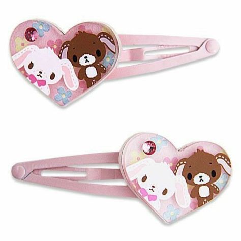 Kawaii Hair Clips, Cute Png, Charmmy Kitty, Kawaii Hairstyles, Kawaii Accessories, Pastel Pink Aesthetic, Hello Kitty Items, Looks Vintage, Cute Jewelry