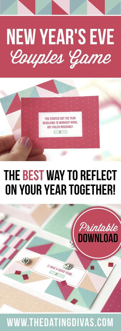 I've been looking for a fun way to reflect on our year together! This game is perfect for our New Year's Eve Date Night! Nye Games, Diy Projects For Couples, New Years Eve Traditions, New Years Eve Games, Eve Game, New Year's Games, Its Christmas Eve, New Years Traditions, The Dating Divas