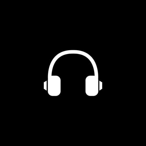 Black App Icons Music, Music Icon Aesthetic Black, Headphones Icon Black, Music Black Icon, Music Icon Instagram Highlight, Dj Background Hd Photo, Iphone Music Player, Tablet Aesthetic, Headphones Icon