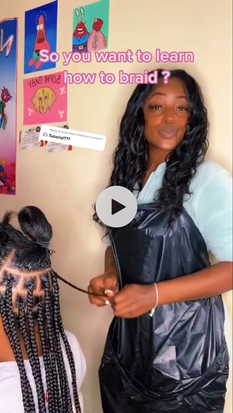 So you want to learn how to braid? Well i have the perfect video for you! How To Braid Hair, How To Make Braids, Perfect Video, Hype Hair, How To Braid, Braiding Your Own Hair, Perfect Gif, Braid Hair, Like Subscribe