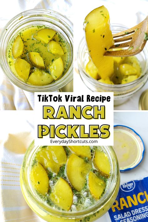 Recipes For Pickles, Fickle Pickle Recipe, Ranch Pickles Recipe, Ways To Eat Pickles, Recipes Using Pickles, Pickle Party Ideas, Pickle Snacks Ideas, Flavored Pickles, Pickle Snacks