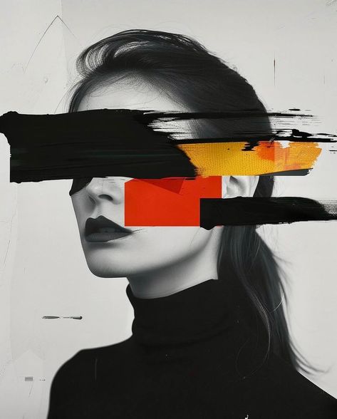 Franck Gérard, born in 1969, is a French visual artist. Photoshop Collage Ideas, Portrait Black Background, Instagram Account Ideas, Abstract Pencil Drawings, Contemporary Graphic Design, Collage Portrait, Contemporary Graphic, Instagram Creative Ideas, Bauhaus Art