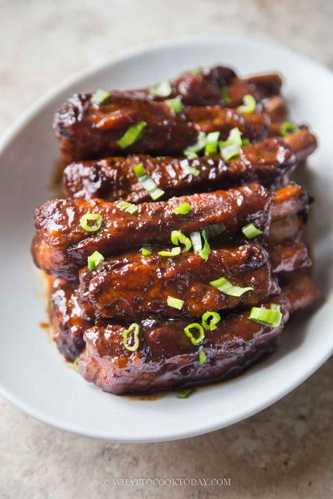 Instant Pot Chinese Sweet and Sour Pork Ribs (Tang Cu Pai Gu) Chinese Sweet And Sour Pork, Sweet And Sour Pork Ribs, Food Dressing, Ribs Instant Pot, Instant Pot Chinese, Pressure Cooker Ribs, Instant Pot Asian Recipes, Asian Fusion Recipes, Rice Cooker Recipes