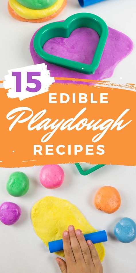 Eat your playdough! Learn to make easy edible play doh - but why stop there? Let your kids play and snack with these recipes for edible playdough. Try birthday cake play dough, peanut butter doh, marshmallow playdough & more! Even mom will want to join in on the edible fun! Edible Playdough Recipes, Edible Playdough Recipe, Marshmallow Playdough, Edible Playdoh, Edible Play Dough, Edible Play Dough Recipe, Edible Playdough, Play Dough Recipe, Diy Playdough