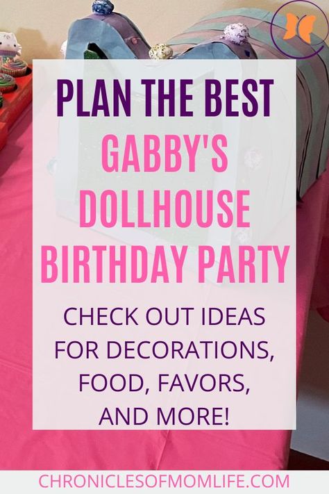 Gabby's Dollhouse Mailbox Gabby's Dollhouse Birthday Party, Gabby's Dollhouse Birthday, Cat Party Favors, Food Favors, Home Party Games, Sprinkle Party, Cat Birthday Party, Twin Birthday, Fourth Birthday