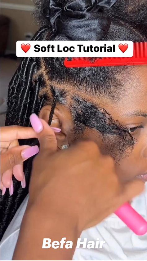 My toxic trait is thinking I can do this LOL 

Video from @vbweavin
 • 

Soft Loc Tutorial 😏💕❤️

#befahair #hairstyles #blackhairstyles #washandgo #naturalhairproducts #naturalhairjourney #naturalfro #curlyhair #twa #locs #naturalbeauty #melaninqueen #kinkycurly #hairblogger #teamnatural #shopanhapparel #hairjourney  #hairgrowth #naturalfro #satinbonnet #satinbonnets #silkbonne Twa Locs, My Toxic Trait, Outre Hair, Hair Braid Patterns, Braiding Your Own Hair, Soft Locs, Faux Locs Hairstyles, African Hair Braiding Styles, Hair Tool