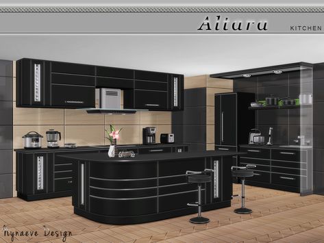 The Sims Resource - Altara Kitchen Sims 4 Cc Furniture Living Rooms, Sims 4 Kitchen, Resource Furniture, Die Sims 4, Mod Furniture, Sims 4 Bedroom, Sims 4 Expansions, Casas The Sims 4, The Sims 2