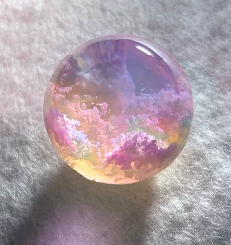 Resin Ball, Still Awake, Colour Reference, Girl Oc, Pokemon Oc, Resin Jewelry Diy, Gazing Ball, Casual Jewelry, Diy Resin Art