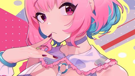 Riamu Yumemi Banner, Riamu Yumemi Wallpaper, Riamu Yumemi Icons, Nitro Banner, Idol Master, Yandere Girl, Girl With Pink Hair, Idolmaster Cinderella Girls, Header Pictures