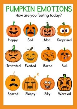 Halloween themed emotion poster to help student's identify their emotions Fall Themed Social Skills Activities, Halloween Health Bulletin Boards, Halloween Emotion Activities, Halloween Social Emotional Activities, Halloween Poster Ideas For School, Halloween Emotions, Sensory Halloween, Pumpkin Emotions, Emotion Poster