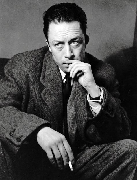 Albert Camus, White Photo, A Man, Black And White, White, Black