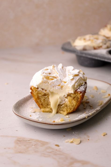 Croissant Muffins, Almond Buttercream, Croissant Bread, Croissant Recipe, Almond Croissant, Saving Plan, Almond Cream, Quick Breads, Icing Sugar