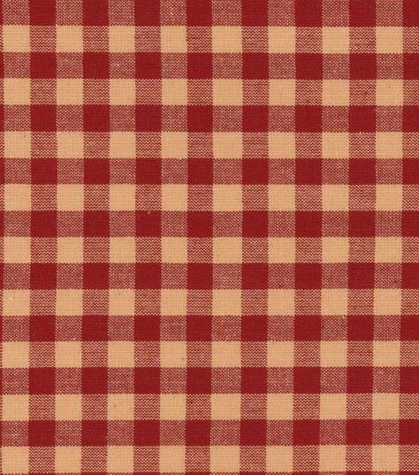 Large Red Gingham Plaid Cotton Fabric by Keepsake Calico | JOANN Red Plaid Fabric, Plaid Aesthetic, Thrift Manifest, Fabric Aesthetic, Presentation Design Layout, Red Checkered, Gingham Pattern, Fall Plaid, Gingham Fabric