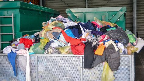 How 3 Clothing Processers Are Reducing Textile Waste - Earth911 Clothing Bins, Throwing Clothes, Waste Clothing, Swap Party, Clothes Swap, Clothing Swap, Textile Waste, Carpet Padding, Sustainable Clothing Brands